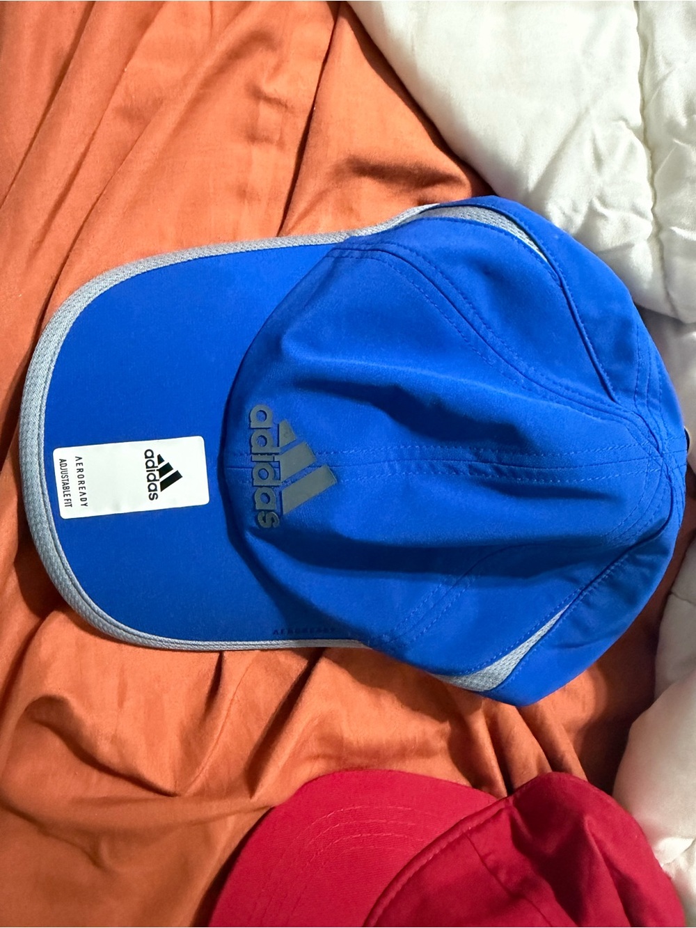 adidas women’s Royal Blue Running Cap with Silver Logo